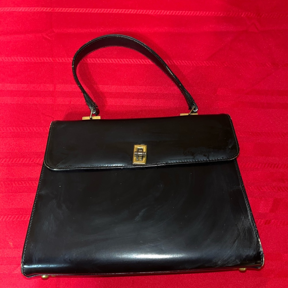Vintage Sears made in France leather purse